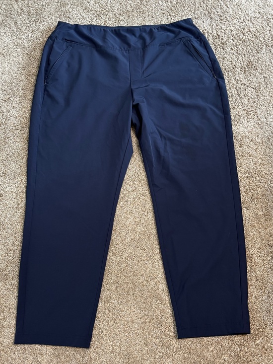 tek gear Pants - tek gear Navy Straight-Leg Performance pants